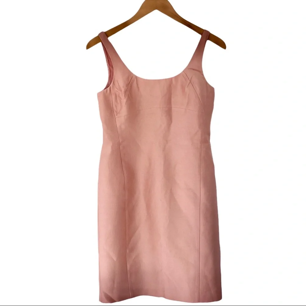 Talbots Silk Blend Sheath Dress NWT Blush Pink Wedding Guest Classic | 6P